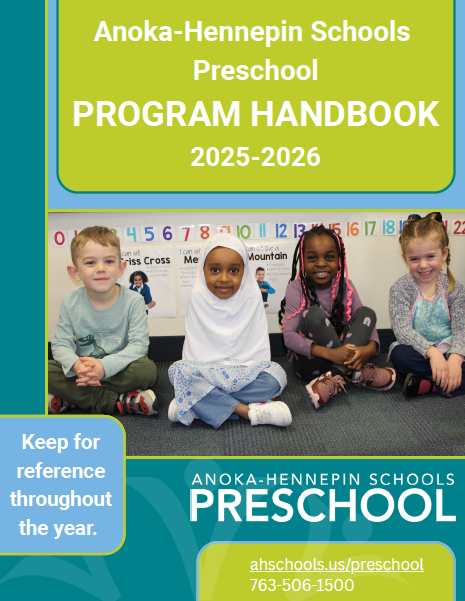 Preschool Program Handbook Cover